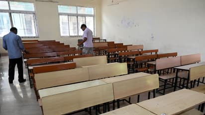An inspection at an examination centre is underway during the nationwide mock drill (Photo/ANI)
