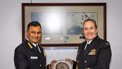 Chief of the Naval Staff, Admiral Krishna Swaminathan visits Australia (Photo/X@Indiannavy)