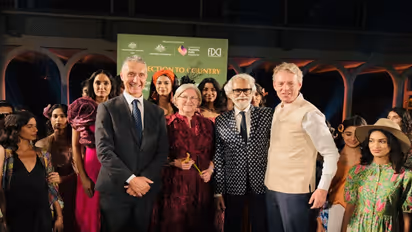 Australian First Nations fashion takes centre stage in Delhi (Photo:X/@AusDHCIndia)