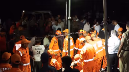 Rescue operations are underway after three-year-old girl falls in borewell in Haryana (Photo/ANI)