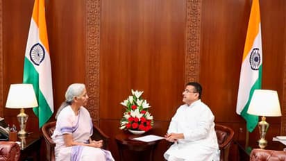 Union Finance Minister Nirmala Sitharaman meets West Bengal Chief Minister Suvendu Adhikari (Photo/PIB)