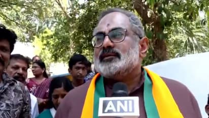 Keralam BJP President Rajeev Chandrasekhar (Photo/ANI)