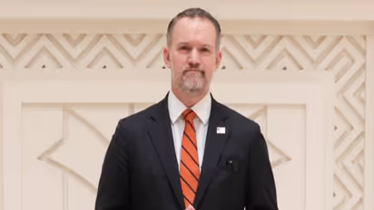 United States Trade Representative (USTR) Jamieson Greer (Photo/ Video message released by US Embassy to ANI)