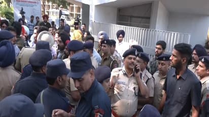 Visuals from Panjab University (Photo/ANI)