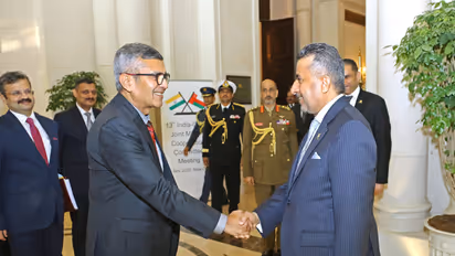 Defence Secretary  Rajesh Kumar Singh and Secretary General, Ministry of Defence, Oman Dr Mohammed Bin Naseer Bin Ali Al Zaabi  (Photo:X/@SpokespersonMoD)