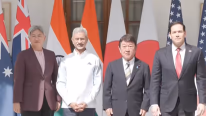 India-Australia- Japan-US QUAD FMs family photo (Photo/ANI)