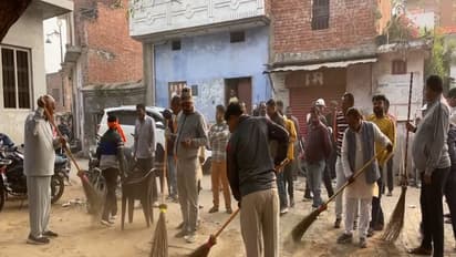 Cleanliness drive launched in Ayodhya (Photo/ANI)