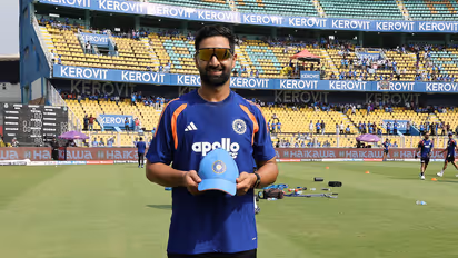 Auqib Nabi (Photo/X@BCCI)