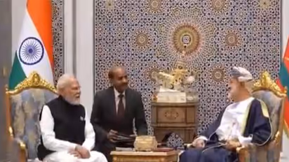 PM Modi with Sultan Haitham bin Tariq Al Said (Photo/ANI)