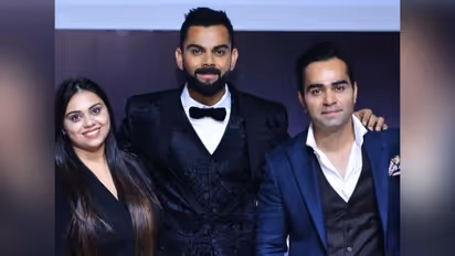Virat with his sister and brother (Image source: Instagram account of Virat's sister)