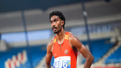 Sprinter Vishal Thennarasu Kayalvizhi (Photo/IIS)