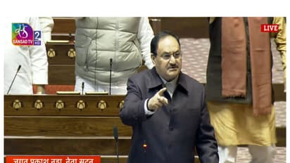 Union Minister JP Nadda (Photo/SansadTV)