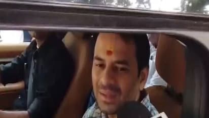 Janshakti Janata Dal chief and candidate from the Mahua seat, Tej Pratap Yadav (Photo/ANI)