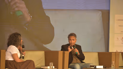 Probal Dasgupta in conversation with Sunetra Choudhury (Photo/KSLF2026)
