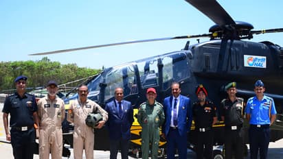 Army Chief Gen Upendra Dwivedi undertakes sortie in Prachand helicopter (Photo/ANI)