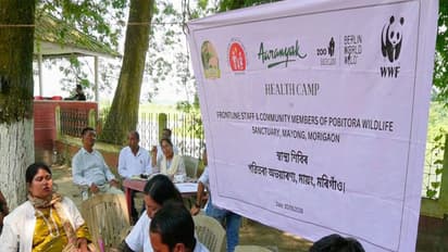 Health camp at Pobitora WLS serves over 100 forest personnel, villagers (Photo/ANI)