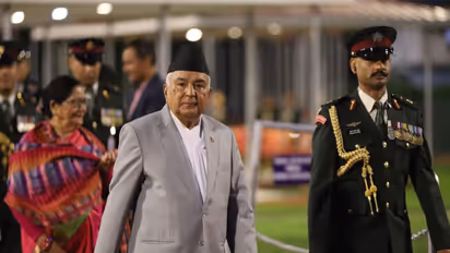 Nepali President Ram Chandra Paudel returns from Doha, Qatar, after attending the Second World Summit for Social Development (Photo/ANI)