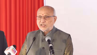 Vice President CP Radhakrishnan addressing before the Tiranga rally (Photo/ANI)