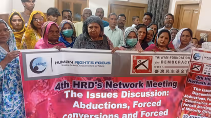 HRFP-TFD event on abductions, forced conversions and forced marriages of minority girls in Pakistan (Photo/HRFP)