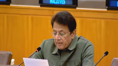 BJP MP Arun Govil addresses an interactive dialogue with the United Nations Special Rapporteur, highlighting India's judicial efforts and Supreme Court rulings reinforcing the right to health, at the United Nations in New York. (Photo: X/@IndiaUNNewYork)