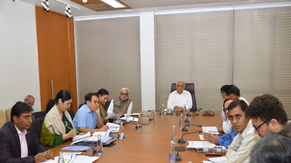Chief Minister Bhupendra Patel at a high-level meeting in Gandhinagar (Photo/Gujarat CMO)