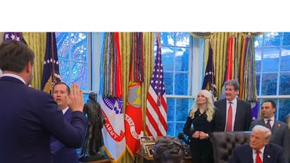 Sergio Gor sworn in as the US Ambassador to India (Photo/ Youtube @WhiteHouse)