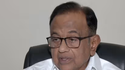 Former Union Minister and Congress leader P Chidambaram (Photo/ANI)