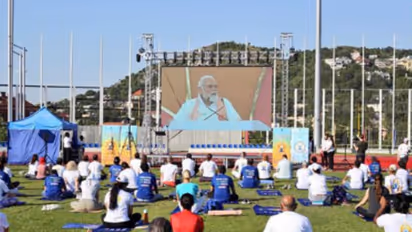 International Day of Yoga being celebrated in Hungary with the participation of the local community (Photo/X/@DrSJaishankar)