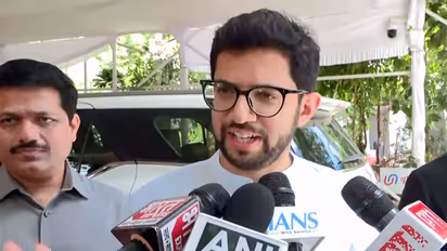 Shiv Sena (UBT) leader Aaditya Thackeray (File Photo/ANI)