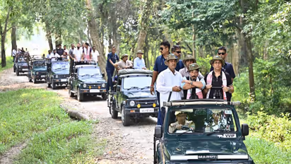 Jeep safaris in Kaziranga National Park commenced for 2026–27 tourism season (Photo/ANI)