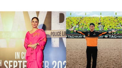 Kareena Kapoor Khan (Photo/ANI) and Lando Norris (Photo/Instagram@LandoNorris)