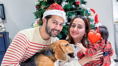 Varun Dhawan, Natasha Dalal with daughter Lara (Photo/Instagram/@varundvn)