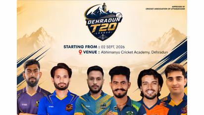 The captains for Dehradun T20 League franchises. (Photo: Dehradun T20 League)