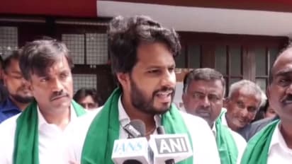 Youth Wing president of JDS Nikhil Kumaraswamy (Photo/ANI)
