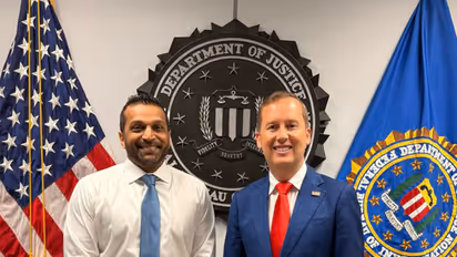 US Ambassador to India Sergio Gor met with FBI Director Kash Patel (Photo/X@USAmbIndia)