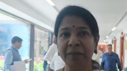 Parliamentary Standing Committee on Consumer Affairs Chairperson, Kanimozhi Karunanidh (Photo/ANI)