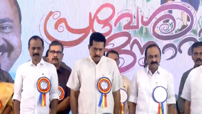 Chief Minister VD Satheesan and Education Minister N Shamsudheen (Photo/ANI)