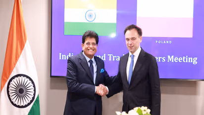 Union Minister Piyush Goyal and Poland's FM Andrzej Domański (Photo/X@PiyushGoyal)