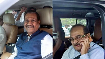 Former Maharashtra CM Prithviraj Chavan and state minister Radhakrishna Vikhe Patil (File Photo/ANI)