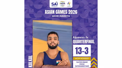 Indian wrestler Sujeet Kalkal. (Photo: X/ @Media_SAI)