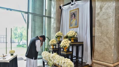 Union Minister of State for External Affairs Pabitra Margherita pays tribute to Queen Sirikit, the Queen Mother of Thailand (Photo/X@PmargheritaBJP)
