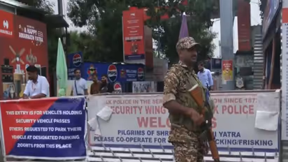 Hagwati Nagar Yatri Niwas base camp in Jammu (Photo/ANI)