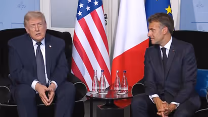 US President Donald Trump and French President Emmanuel Macron (Photo/YouTube/Élysée)