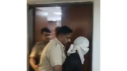 Rahul Meena, alleged accused in Police Custody (File Photo/ANI)