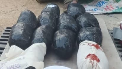 Heroin seized in riverine raid in Assam (Photo/ANI)