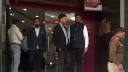 Axis Bank at the Statesman House Building Delhi (Photo/ANI)