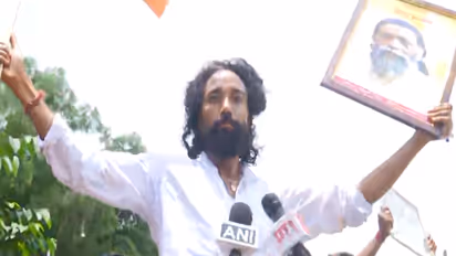 Student leader Devendra Nath Mahato (Photo/ANI)