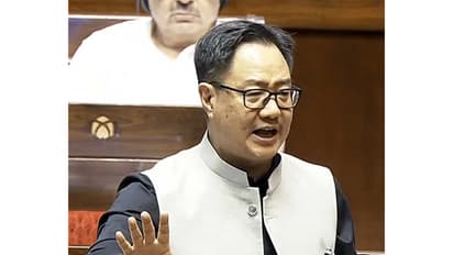 Union Parliamentary Affairs Minister Kiren Rijiju (File photo/ANI)