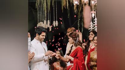 Allu Sirish gets engaged to Nayanika (Image source: Instagram/ @allusirish)