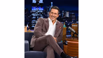 Jon Hamm (Photo/Instagram/ fallontonightbts)